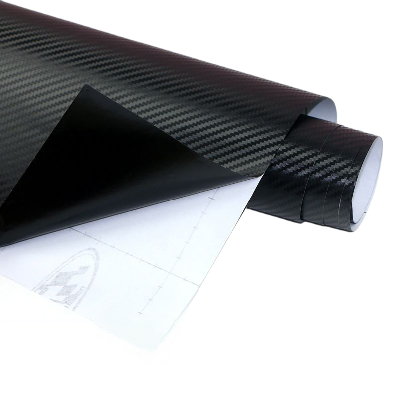 3D Car Purple Carbon Fiber Vinyl Wrap Sticker Interior Accessories