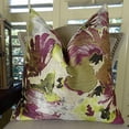 thumbnail image 2 of Plutus Tudor Berry Crush Handmade Throw Pillow, (16" x 16"), 2 of 4