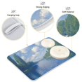 thumbnail image 4 of Yayeee Dish Drying Mat for Kitchen Counter Ultra Absorbent Easy Clean Pad 18x16", Blue Sky and River, 4 of 7