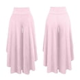 thumbnail image 5 of Tqcoqu Women's Solid High Waist Flowy Wide Leg Pants,Layered Split Hem Pants with Side Pockets,Loose Casual Palazzo Trousers for Summer,Pink Women's S-XXXL, 5 of 7