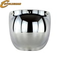 thumbnail image 6 of Mulanimo Retro 3-snap Sunscreen Sun Shield Visor Bubble Mirro for Motorcycle Helmet Face Lens, 6 of 8