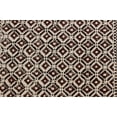 thumbnail image 3 of Casavani Geometric Cotton Kilim Bathroom Rugs Brown Area Rugs 6x6 feet, 3 of 5