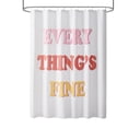 thumbnail image 2 of Mainstays Everything Fine 15PC Shower Curtain & Bath Set, 70 x 72, Pink, 2 of 6