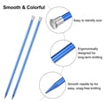 thumbnail image 3 of Uxcell 4Pcs Agujas de Tejer de Aluminio 8mm Aguja de Tejer de Punta Simple 13.8 Pulgadas de Longitud para Proyectos Hechos a Mano DIY, 3 of 5