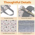 thumbnail image 4 of Unicorn Princess Castle Pattern Insulated Lunch Bag for Women & Adults,Large Portable Soft Cooler Lunch Bag,Thermal Food Storage Tote with Pearl Cotton,8.66L,8.75x5.75x9.5 Inch, 4 of 6