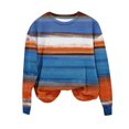 thumbnail image 4 of Qiopertar Mode Femmes Décontracté Manches Longues Col Rond Chandail en Molleton Blouse Offres de la Semaine Liquidation à Moins de 5$ jusqu'à 90 % de Réduction, 4 of 4