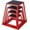 Red+Black, variant on Tuekys 4 Pack Plyometric Jump Box, 12"+18"+24"+30" Steel Plyometric Platform and Jumping Agility Box for Home Gym Training, Rad & Black