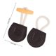 thumbnail image 5 of Raindrops 6Pares Toggle Decorativos En Cuero Y Madera Para Abrigos Y Vestidos, 5 of 6