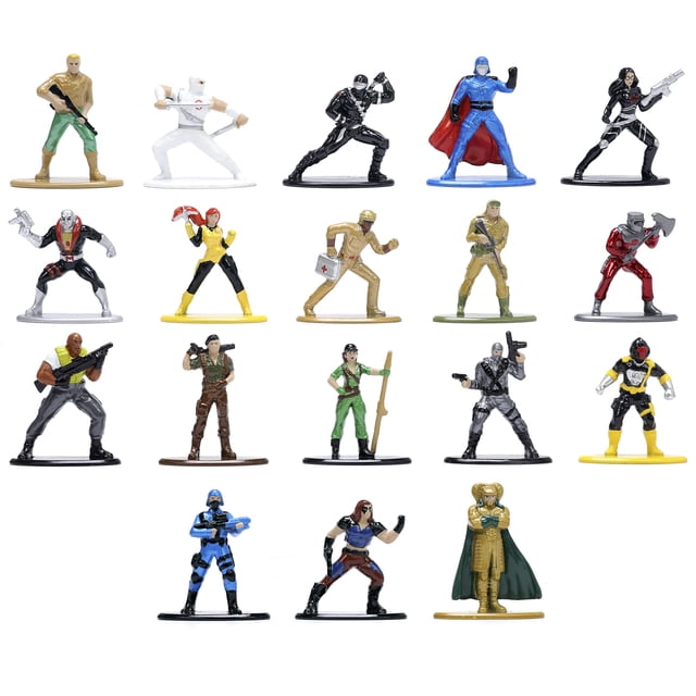 Jada Toys G.I. JOE 1.65 "FIGURAS DE CASTO DEL DIEZA DE 18 PACAS, Toys para niños y adultos, 32913 Jada Toys Jada Toys