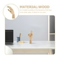 thumbnail image 3 of HINTRMENT 1Pcs Wooden Puppet Hand Model Beige Hand Sculpture Decor Movable For Home Decor, 3 of 6