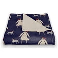 thumbnail image 2 of Creative Products French Woman and Dog 50 x 60 Coral Fleece Blanket, 2 of 3