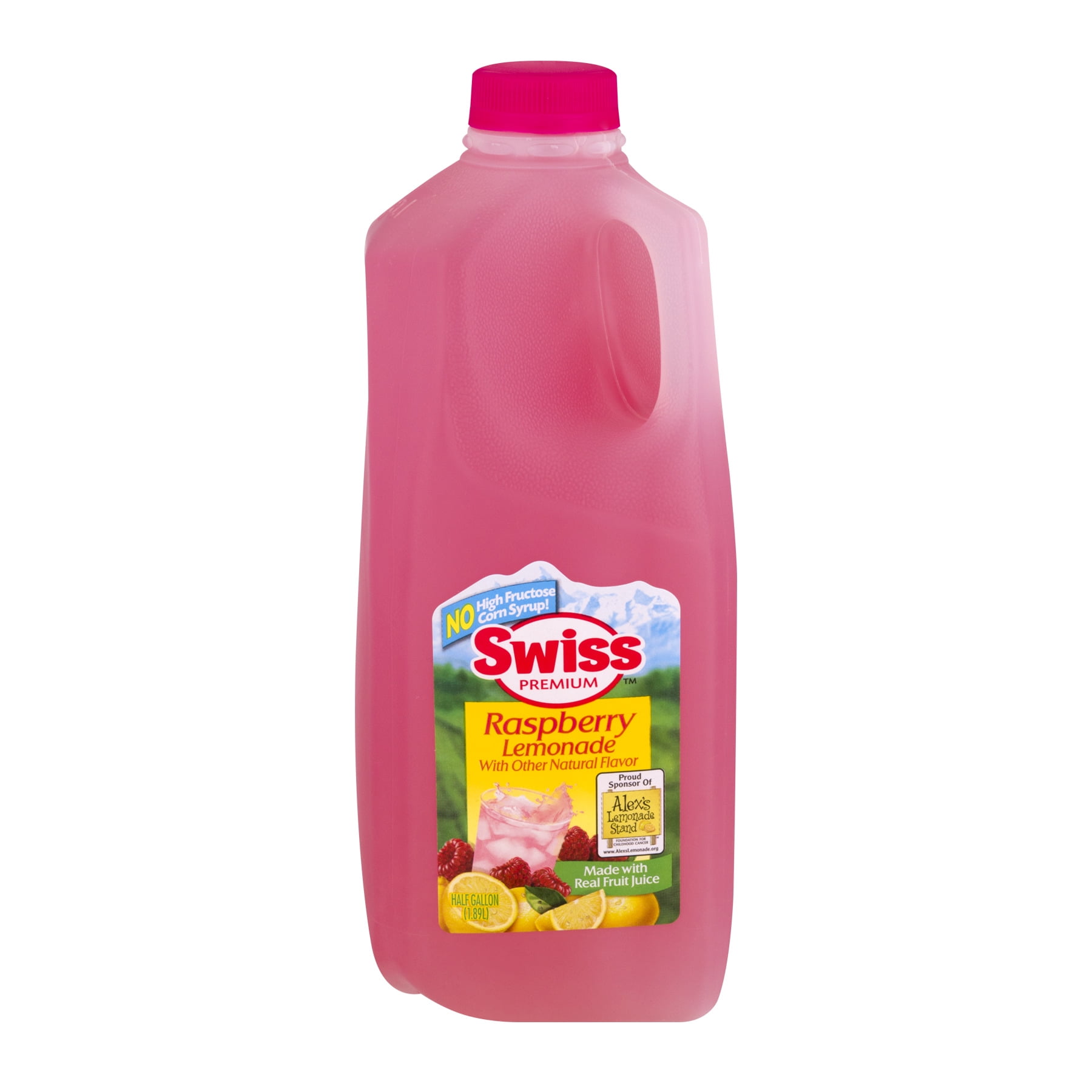Swiss Premium Raspberry Lemonade, Half Gallon