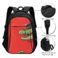 thumbnail image 3 of Fotbe Cool Crocodile With Sunglasses Mochila con Estampado y Puerto USB para Hombre y Mujer, Mochila Antirrobo, Mochila de Viaje, Mochila Escolar, Mochila Universitaria, 3 of 7