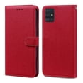 thumbnail image 5 of for Samsung Galaxy A51 5G Wallet Case, Premium PU Leather Magnetic Flip Phone Cover with Wrist Strap Kickstand Card Slots Case for Samsung Galaxy A51 5G 6.5 Inch,Red, 5 of 7