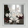 thumbnail image 2 of Northlight 12" Lighted Holographic Snowflake Christmas Window Decoration, 2 of 4