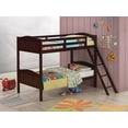 thumbnail image 2 of Arlo Twin Over Twin Bunk Bed with Ladder Espresso, 2 of 5