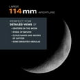 thumbnail image 7 of Celestron - AstroMaster 114EQ Newtonian Telescope - Reflector Telescope for Beginners - Fully-Coated Glass Optics - Adjustable-Height Tripod - BONUS Astronomy Software Package Telescope On, 7 of 7