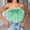 Green, variant on Jerdar Women's Casual Hollow Out Suspender Vest With Top Bra Top Inside Tops M