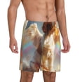 thumbnail image 2 of Sikiie Rainbow English Cocker Spaniel Mens Pajama Shorts, Lightweight Lounge Pant with Pockets Soft Sleep Pj Shorts for Men, 2 of 6