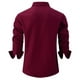 thumbnail image 3 of Blusa y camisa de manga larga con cuello vuelto para hombre, blusa informal de moda con cuello vuelto, camisa transpirable de manga larga, blusa para hombre, 3 of 8