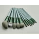 thumbnail image 3 of Juego de 13 pinceles de maquillaje verdes para las cuatro estaciones, súper suaves, de secado rápido, para rubor, sombras de ojos, herramientas de belleza, 3 of 6