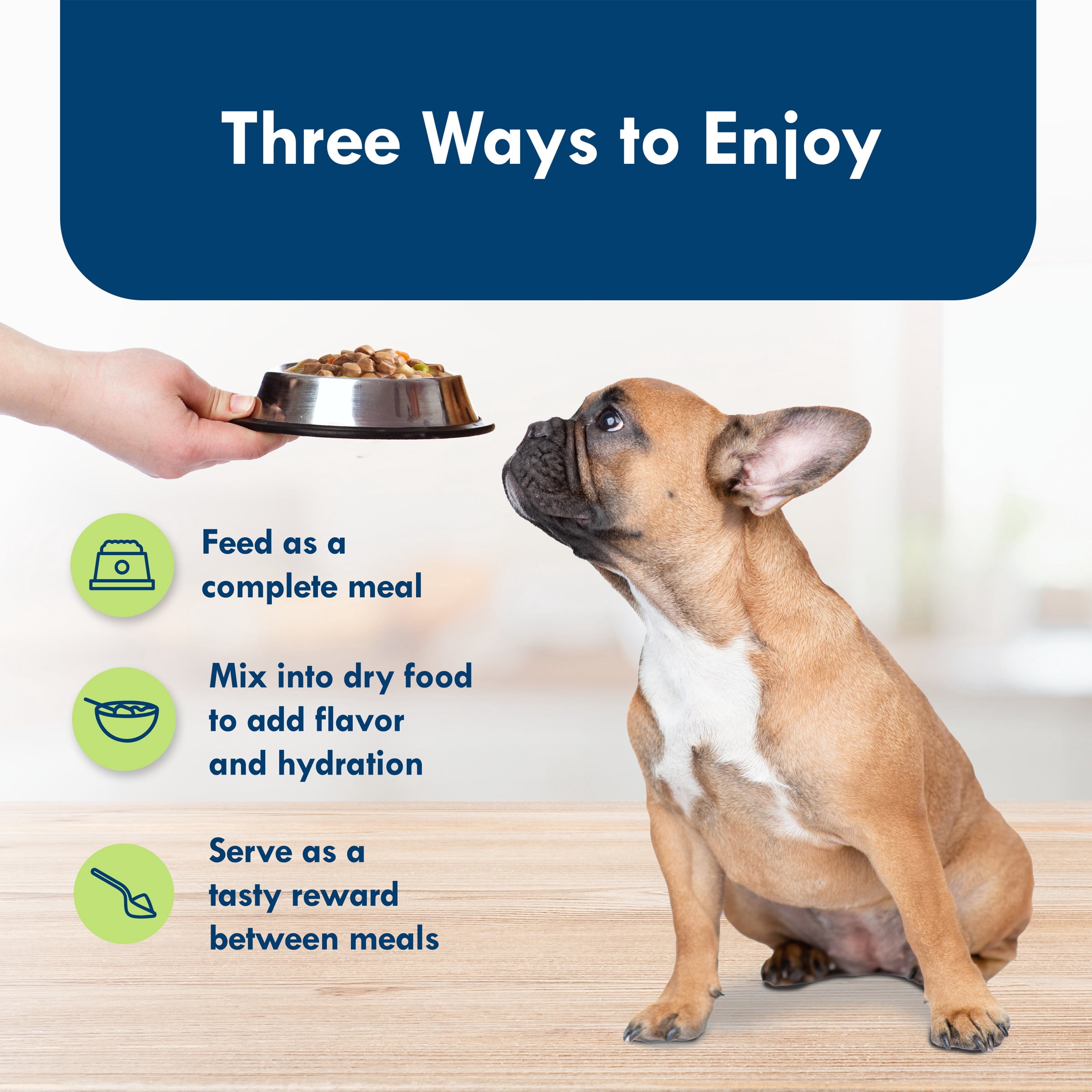 (12 pack) Blue Buffalo Delights Small Breed Natural Wet Dog Food, Filet Mignon in Gravy, 3.5-oz. Cup