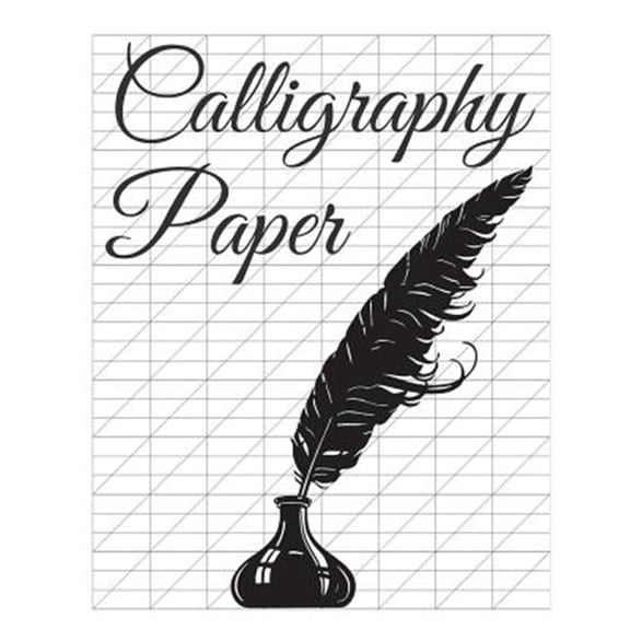 Pre-Owned Calligraphy Paper: 150 large sheet pad, perfect calligraphy practice paper and workbook for lettering artist and lettering for beginners (Paperback)
