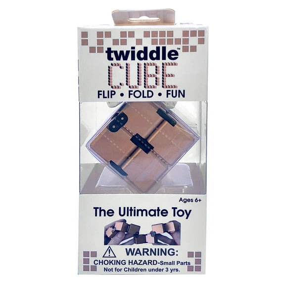 Twiddle Cube Rose Gold Puzzle Cube