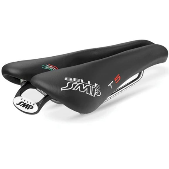 Selle SMP Unisex's SMP T5 Saddle, Black, One Size