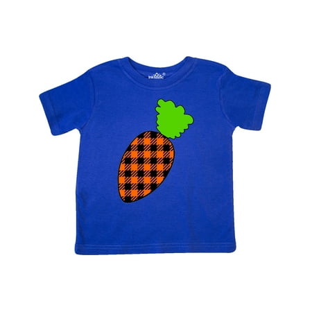 

Inktastic Orange Easter Carrot in Plaid Gift Toddler Boy or Toddler Girl T-Shirt