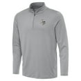 thumbnail image 2 of Men's Antigua  Gray Minnesota Vikings Reprocess Quarter-Zip Top, 2 of 4