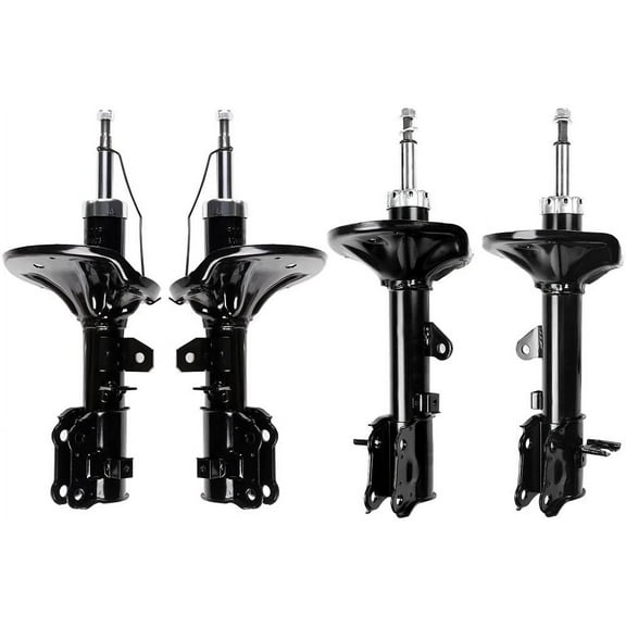 CCIYU 4 x Front Rear Struts Shock Absorbers Fit for 2004 2005 2006 2007 2008 2009 for Kia Spectra,2005 2006 2007 2008 2009 for Kia Spectra5 333490 72301 333491 72302 333492 72303 333493 72304