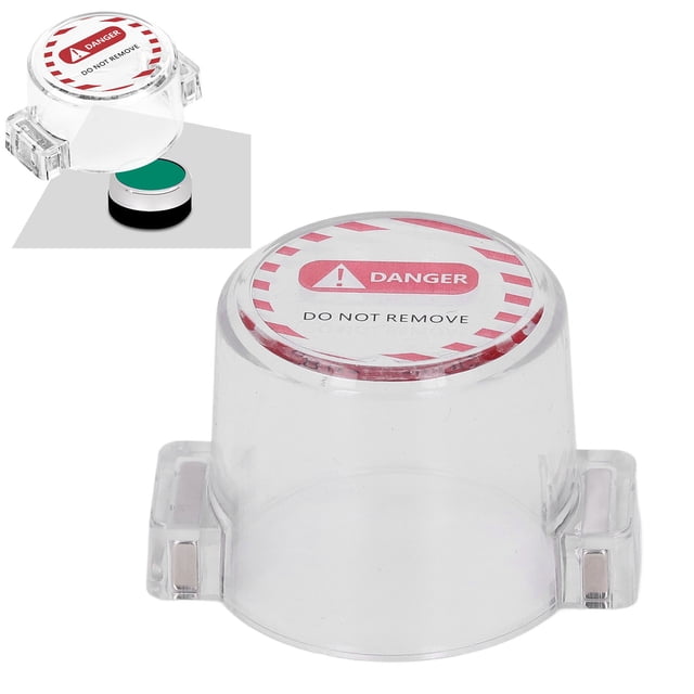 Cubierta Protectora del Botón de Parada de Emergencia, Alta Temperatura Resistente A Alta Temperatura Fácil de Instalar Cubierta Protectora del interruptor del Botón Empuje