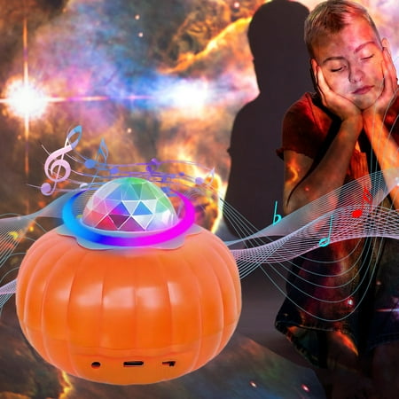 

Water Ripple Pumpkin Projection Lamp Lovely Bedroom Decoration Ornaments Sound Control Lamp Star Night Light