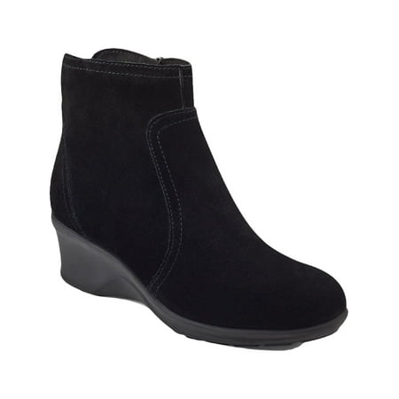 

Easy Spirit Womens SEFARRE Leather Zipper Ankle Boots