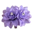 thumbnail image 2 of Limei 2PCS Sweet Flower Hair Claws Beauty Ribbon Bow Hair Clips Headwear Hair Jewelry for Women Accessories, 2 of 7