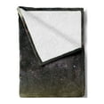 thumbnail image 2 of Space Soft Flannel Fleece Throw Blanket, Wheat Field Meadow Under Stars Clusters Twilight Harvesting Rural Art Print, Cozy Plush for Indoor and Outdoor Use, 60" x 80", Tan Grey, by Ambesonne, 2 of 5