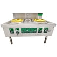 thumbnail image 4 of LPG and Natural Gas Chamber Double Burner High Fire Stove Commercial Gas Wok Gas Stove with Baffle AC110V, 4 of 12