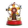 thumbnail image 2 of WRXMIJNHGSA Desktop Ornament Under $15 Music Box Christmas Mini Luminous Music Ferris Wheel Animated Desktop Decoration Music Box With Light Musical Christmas Animated Mini, 2 of 9