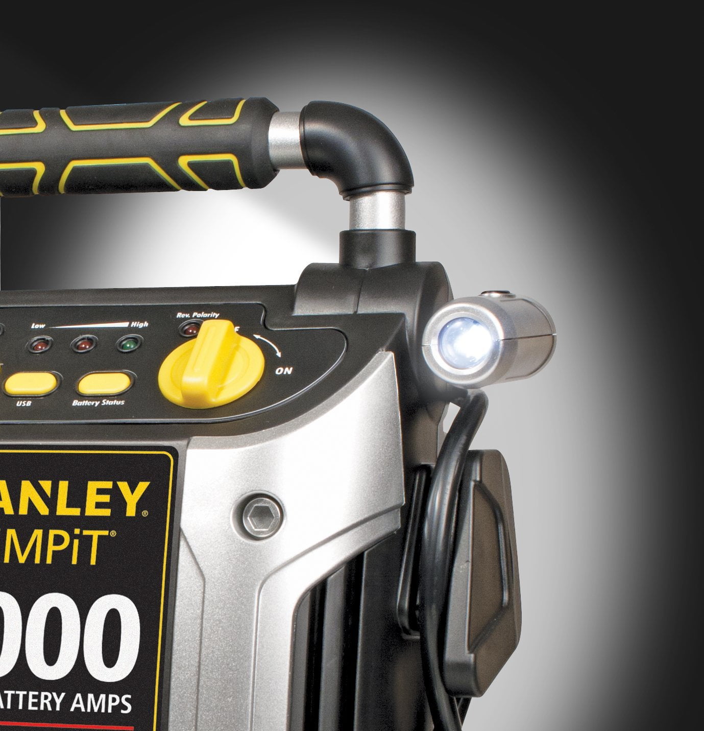 STANLEY J5C09 Power Station Jump Starter 1000 Peak, 500 Instant Amps, 120  PSI Air, Battery Clamps with Compressor 