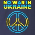 thumbnail image 3 of CafePress - No War In Ukraine Support Amer Long Sleeve T Shirt - Long Sleeve Dark T-Shirt, 3 of 4