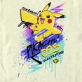 thumbnail image 2 of Men's Pokemon Pikachu 025 Electrifying  Graphic Tee Beige Large, 2 of 4