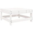thumbnail image 3 of vidaXL 5 Piece Garden Lounge Set White Solid Wood Pine, 3 of 4