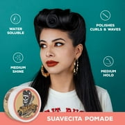 Suavecita Pomade for Women. Original Hold, 2.3 oz