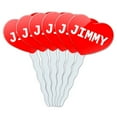 thumbnail image 1 of Jimmy Heart Love Cupcake Picks Toppers - Set of 6, 1 of 1