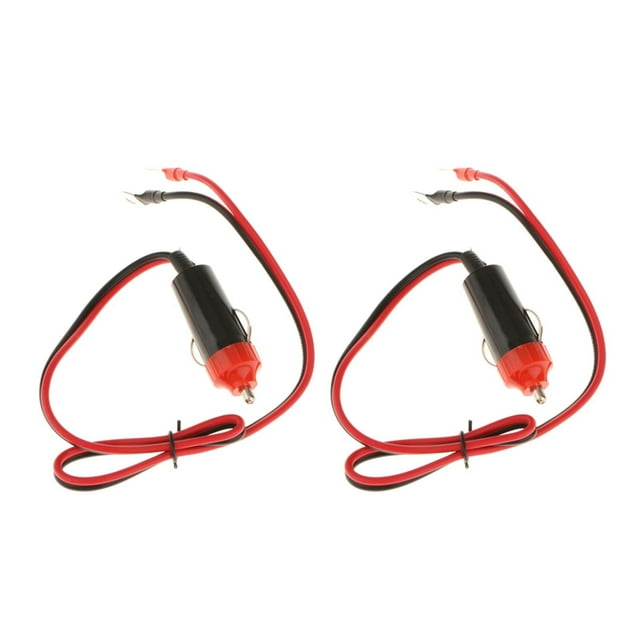 2x 12V 10A Cable de Enchufe Más Ligero Convertidor de Adaptador de Inversor de Corriente para Automóvil kusrkot Cable del inversor de corriente del automóvil