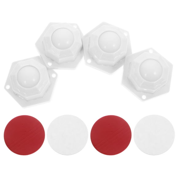 HOMEMAXS 1 Set of Small Swivel Caster Wheels for Storage Box Convenient Wheels Furniture Bottom Wheels Parts