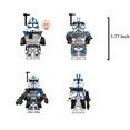 thumbnail image 3 of Juego de 12 Figuras de Soldados Clon Galácticos – Bloques de Construcción de Batalla Estelar, Regalo Coleccionable para Niños y Aficionados, 3 of 4