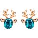 thumbnail image 1 of Pendientes de botón Pendientes de Navidad Pendientes de botón hipoalergénicos Lindos regalos de joyería para niñas, 1 of 2