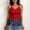 *Red, variant on ClodeEU Women's Lace Trimmed Spaghetti Strap Tank Top with Built in Pads,Versatile Camisole for Layering or Outerwear Khaki,Womens Plus M